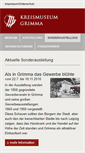 Mobile Screenshot of museum-grimma.de